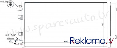 RC940160 - 'OEM: 921100001R' EDA Cooling - Kondicioniera Radiators - RENAULT SCENIC (2013-2016) Rīga - foto 1
