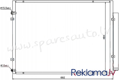 RC940168 - 'OEM: 8846048061' EDA Cooling - Kondicioniera Radiators - LEXUS RX400H (2006-2008) Рига - изображение 1
