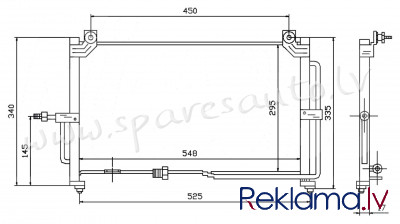 RC94411 - 'OEM: 96314763' EDA Cooling - Kondicioniera Radiators - DAEWOO MATIZ  KLYA/M150 (2001-2005 Рига - изображение 1