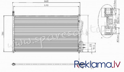 RC94432 - 'OEM: 1671708' EDA Cooling - Kondicioniera Radiators - FORD FOCUS (1998-2004) Рига - изображение 1