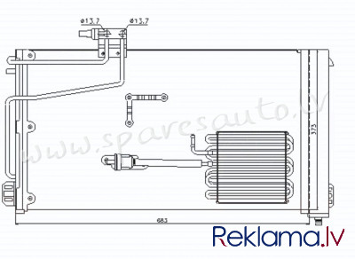 RC94545 - 'OEM: 2035000254' EDA Cooling - Kondicioniera Radiators - MERCEDES C-KL W203 (2000-2006) Рига - изображение 1