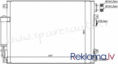 RC94555/94874 - 'OEM: 5137693AA' DPI 3237, EDA Cooling - Kondicioniera Radiators - DODGE MAGNUM (200 Рига - изображение 1