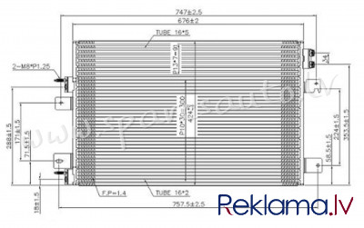 RC94566 - 'OEM: 5191277AA' TYC - Kondicioniera Radiators - DODGE CALIBER (2007-2012) Рига - изображение 1