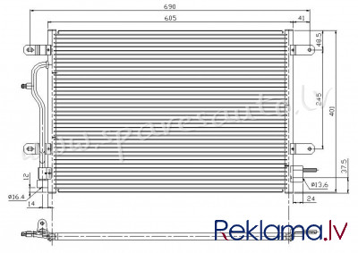 RC94583 - 'OEM: 8E0260403B' EDA Cooling - Kondicioniera Radiators - AUDI A6  C5 (2001-2005) Rīga - foto 1