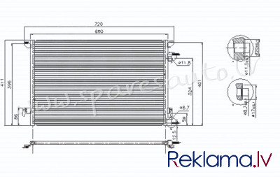 RC94598 - 'OEM: 24418363' DTI, EDA Cooling - Kondicioniera Radiators - OPEL VECTRA  C (2001-2005) Rīga - foto 1
