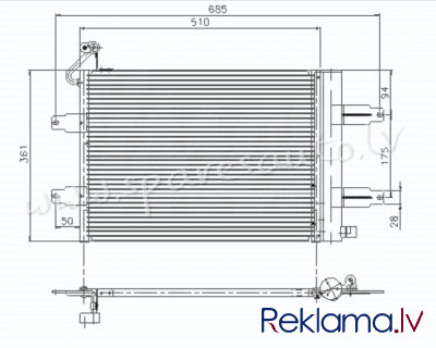RC94628 - 'OEM: 6Q0820411' ST CORDOBA 02-/ST IBIZA 01-/SK FABIA 99-/SK FABIA 07-/SK PRAKTIK 07-/SK R Рига - изображение 1