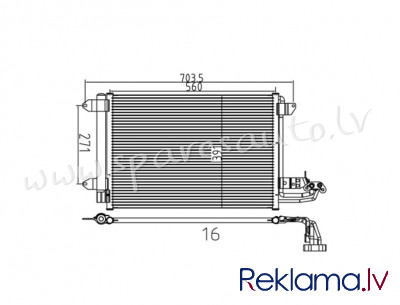 RC946844 - 'OEM: 1K0121411F' Nissens 94684, EDA Cooling - Kondicioniera Radiators - VW TOURAN (2003- Рига - изображение 1