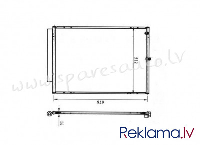 RC95006 - 'OEM: 8846048081' EDA Cooling - Kondicioniera Radiators - LEXUS RX400H (2006-2008) Рига - изображение 1