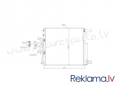 RCDG2021 - 'OEM: 68092725AA' 3.7L, 4.7L, 5.7L, DPI 3878, EDA\\\Cooling - Kondicioniera Radiators - D Rīga - foto 1