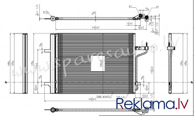 RCFD2070 - 'OEM: CV6Z19712B' suitable for USA HYBRID, DPI 4106, EDA Cooling - Kondicioniera Radiator Rīga - foto 1