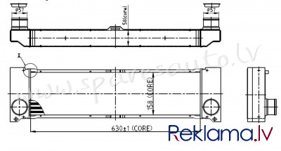 RI96531 - 'OEM: 639 501 0801' 2.0CDI, 2.2CDI, 3.0CDI, EDA Cooling - Interkūleris - MERCEDES VITO/VIA Рига - изображение 1