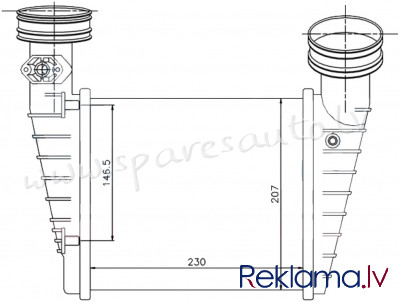 RI96731/96680 - 'OEM: 3B0145805E' with sensor cover, EDA Cooling - Interkūleris - VW PASSAT  B5/ (20 Rīga - foto 1