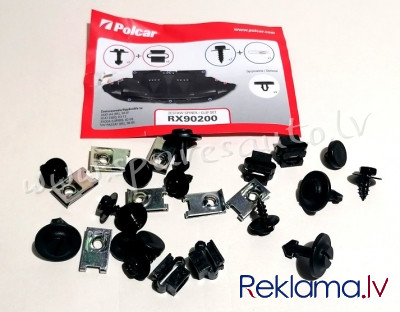 RX90200 - OE: 4A0805121; 4A0805121A; 4A0805163 set 26pc. for AUDI and VW - Plastmasas Turētāji Kompl Rīga - foto 1