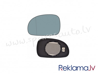 SPGM1005ML - 'OEM: 8151T0' heated, chromed glass, ASPHERICAL L - Spoguļa Stikls Ar Pamatni - PEUGEOT Rīga - foto 1