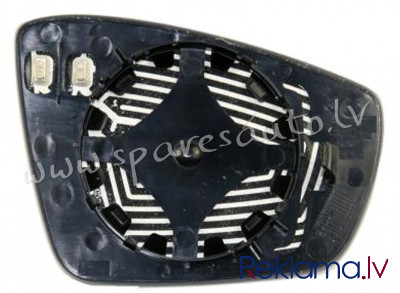 SVWM1028EL - heated, aspherical, chrome L - Spoguļa Stikls Ar Pamatni - VW POLO  V (2009-2017) Rīga - foto 1