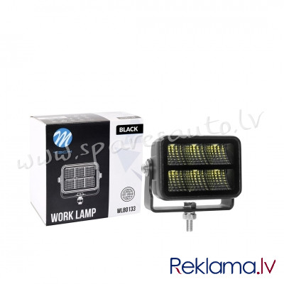 WLBO133 - Work light – 6 x 5W LED 30W 10-32V, flood, Black Series - Darba Gaismas Lukturis - UNSORTE Рига - изображение 1