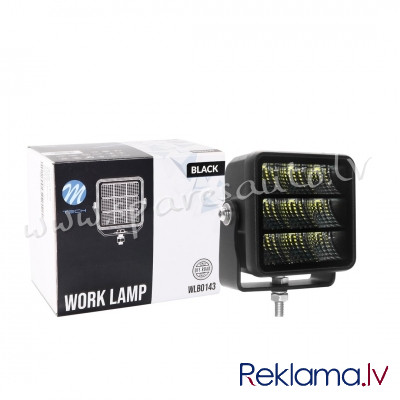 WLBO143 - Work light – 9 x 5W LED 45W 10-32V, flood, Black Series - Darba Gaismas Lukturis - UNSORTE Rīga - foto 1