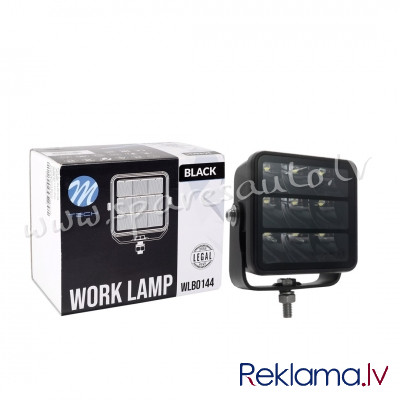WLBO144 - Driving light - triple row - bottom bracket - 45W 10-32V 3.4". Black Series - Braukšanas G Рига - изображение 1