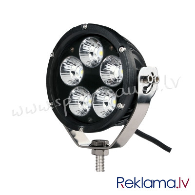 WLC101 - Driving Light - Side Bracket - Round Black. CREE 50W 4" Spot - Braukšanas Gaisma - UNSORTED Рига - изображение 1