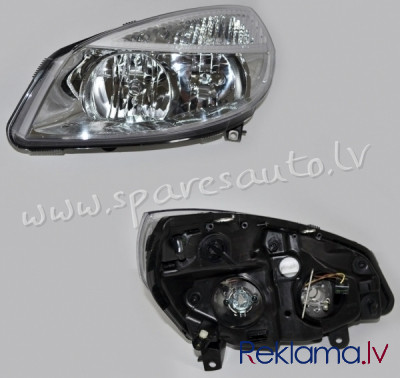 ZRN1144L - 'OEM: 7701056126' TYC, (03-05), without motor for headlamp levelling, H1/H7, ECE L - Prie Rīga - foto 1