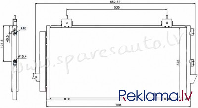 RC94741 - 'OEM: 8846042070' EDA Cooling - Kondicioniera Radiators - TOYOTA RAV 4 II  XA20 (2000-2003 Rīga - foto 1