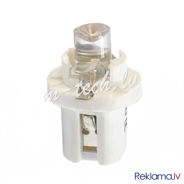 L904W - LED L904W - B8.5D 24V Concave White Rīga - foto 1