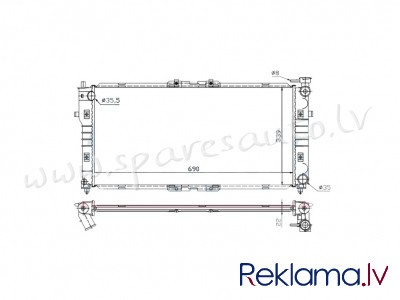 RA62392AQ - 'OEM: FS1915200' MT, EDA\\\Cooling - Radiators - MAZDA 626 (2001-2002) Рига - изображение 1