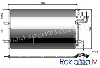 RC94663 - 'OEM: 1335552' EU, EDA Cooling - Kondicioniera Radiators - FORD FOCUS (2005-2008) Рига - изображение 1