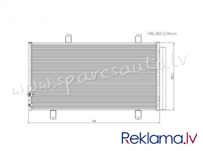 RC94758 - 'OEM: 8846006210' DPI 3694, Nissens 940194, EDA Cooling - Kondicioniera Radiators - LEXUS  Рига - изображение 1