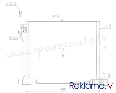 RCNS2069 - 'OEM: 921103DD0A' EDA Cooling - Kondicioniera Radiators - NISSAN JUKE  F15 (2014-2019) Рига - изображение 1