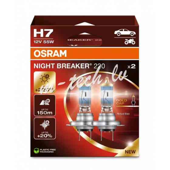 O64210NB200-2HB - NIGHT BREAKER® +220% H7 Rīga