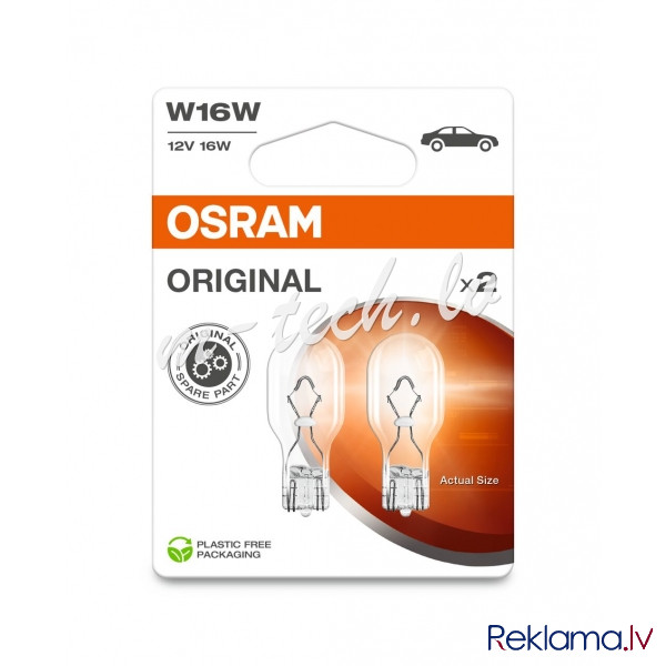 O921-2BL - OSRAM ORIGINAL 921-2BL W16W W2.1x9.5d 12V 16W Rīga - foto 1