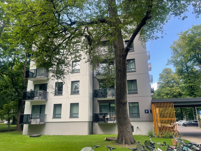 Tiek pārdots divistabu dzīvoklis jaunajā projektā Kuldīgas parks. Dzīvoklis ar  pilnu Rīga - foto 10