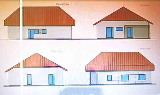 Продаётся недостроенный одноэтажный частный дом в Елгаве.  Предлагается к Jelgava un Jelgavas novads